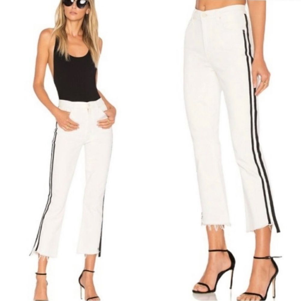 MOTHER Insider Crop Step Fray Whipping The Racer- Size 25